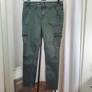 Ava & Viv Jeggings Grey Green size XL